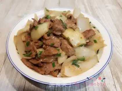 Make Onion beef step 9