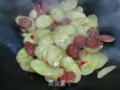Make Weenie fried cucumber step 5