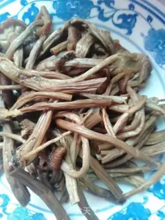 Make Dry-burn tea, mushrooms step 1