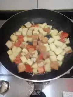 Make Tomato potatoes and tofu step 2