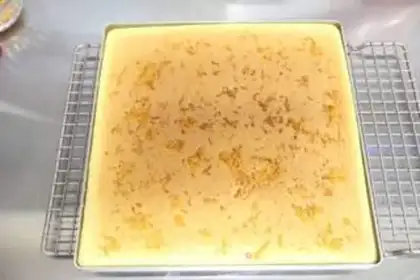 Make Cake rolls with pine mustard step 18