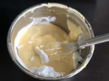 Make Red cheese pine cake step 8
