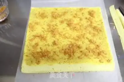 Make Cake rolls with pine mustard step 23