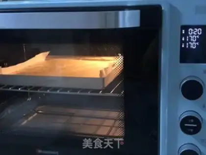 Make Red cheese pine cake step 10