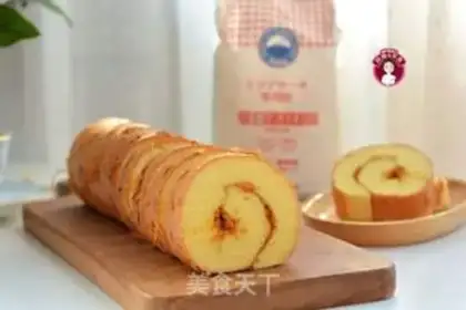 Make Cake rolls with pine mustard step 25