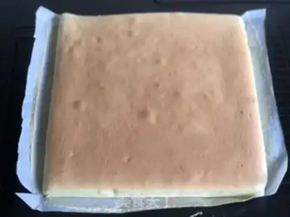 Make Red cheese pine cake step 12