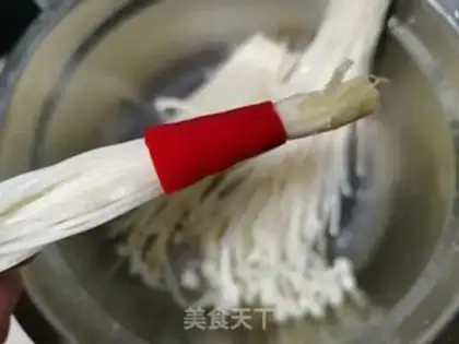 Make Firecrackers and needle mushrooms step 2