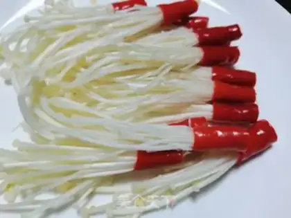 Make Firecrackers and needle mushrooms step 3