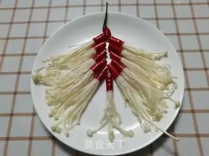 Make Firecrackers and needle mushrooms step 4