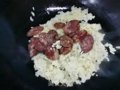 Make Weenie fried rice step 4