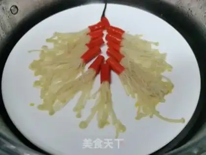 Make Firecrackers and needle mushrooms step 5