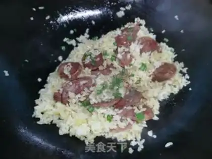 Make Weenie fried rice step 6