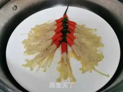 Make Firecrackers and needle mushrooms step 7