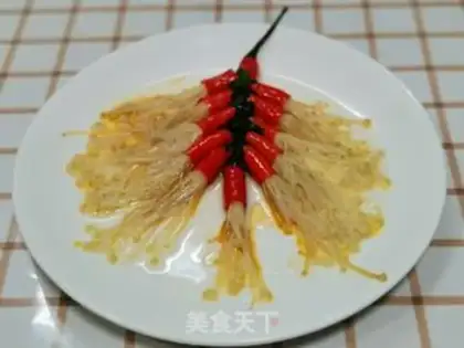 Make Firecrackers and needle mushrooms step 8
