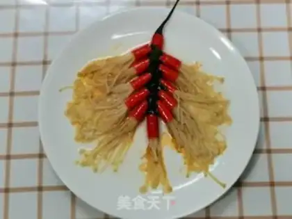 Make Firecrackers and needle mushrooms step 9