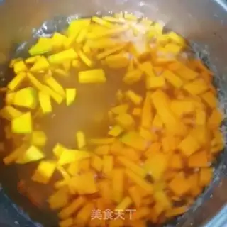 Make Pumpkin porridge step 3