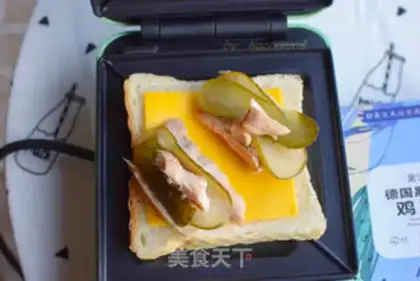 Make Chicken sandwich step 3