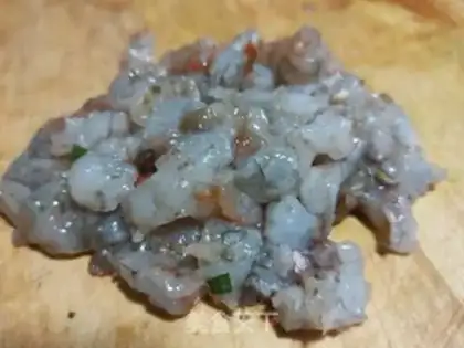 Make Shrimp dumplings step 3