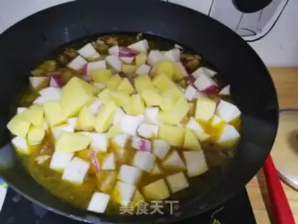 Make Beef stew potato carrots step 4
