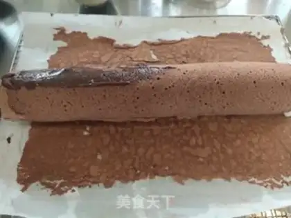 Make Chocolate stake cake rolls step 13