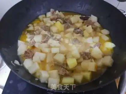Make Beef stew potato carrots step 5