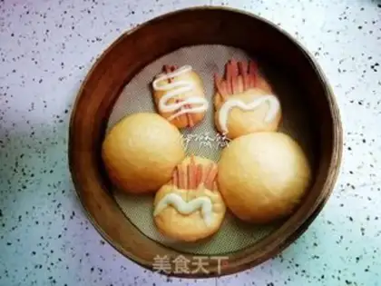 Make Carrot buns step 6