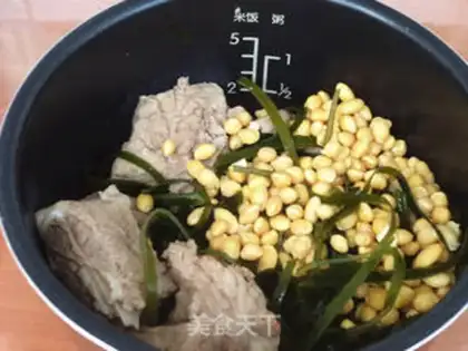 Make Cream chops, seaweed beans step 6