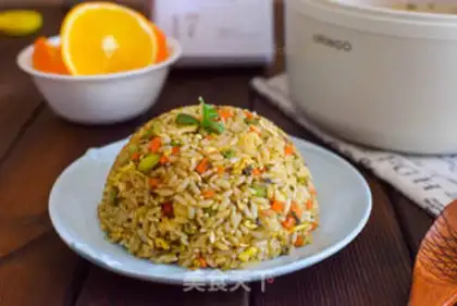 Make Five-coloured fried rice and mariko soup step 9
