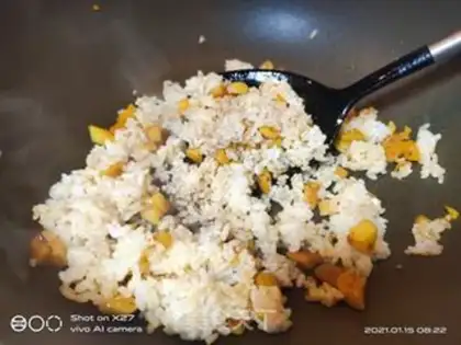Make radish and rice step 3