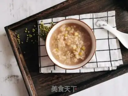 Make Green bean congee step 2