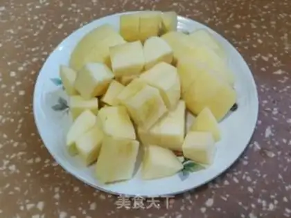 Make Apple-cream-cracker step 1