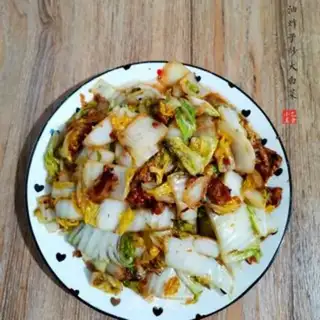 Make Fried fried cabbage step 5