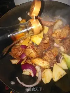 Make Xinjiang chicken step 14