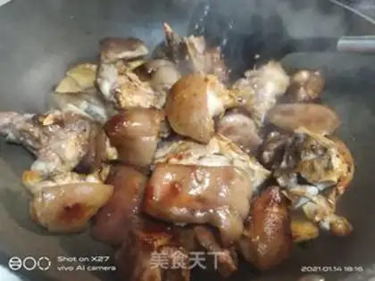 Make Red burning pig hoof step 6