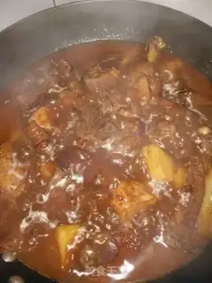 Make Xinjiang chicken step 17