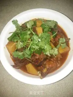 Make Xinjiang chicken step 19