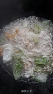 Make ♪ ♪ Golden pins and mushroom egg noodles ♪ step 6