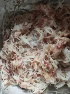 Make Pork radish balls step 9