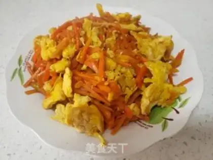 Make Carrot fried goose eggs step 4