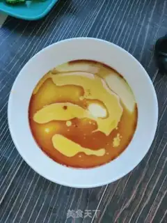 Make cucumber steamed eggs step 5