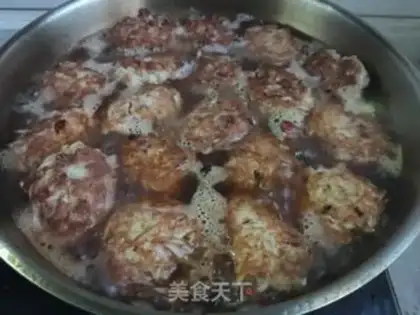 Make Pork radish balls step 19