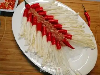 Make ♪ Happy firecrackers and needle mushrooms ♪ step 6