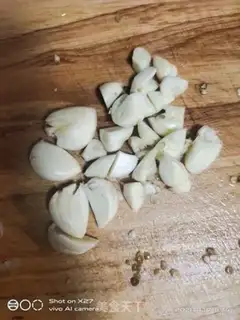 Make Garlic peppers step 1
