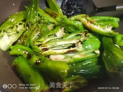Make Garlic peppers step 4