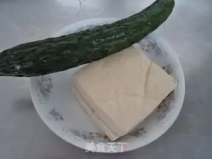 Make Meat and tofu step 1
