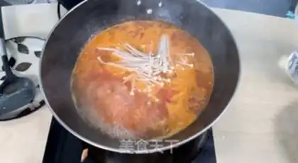 Make Tomato acid and lamb step 3