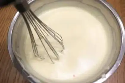 Make Almond sponge cake step 3