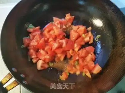Make Tomato mushroom noodles step 2