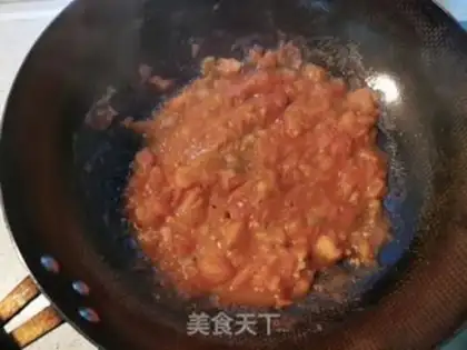 Make Tomato mushroom noodles step 3