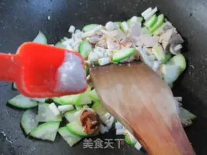 Make The salted duck eggs, the sea mushrooms, the fried sauerkraut step 7